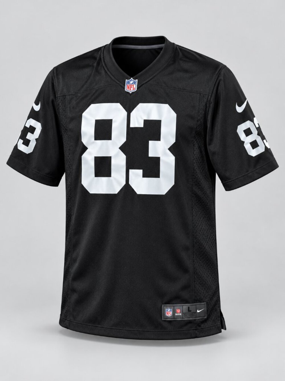 Nike Raiders Darren Waller #83 Black Football Jersey Men's L
